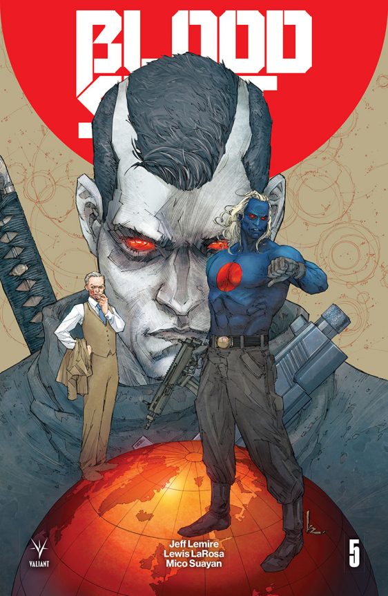 Bloodshot Salvation #5 cover by Kenneth Rocafort