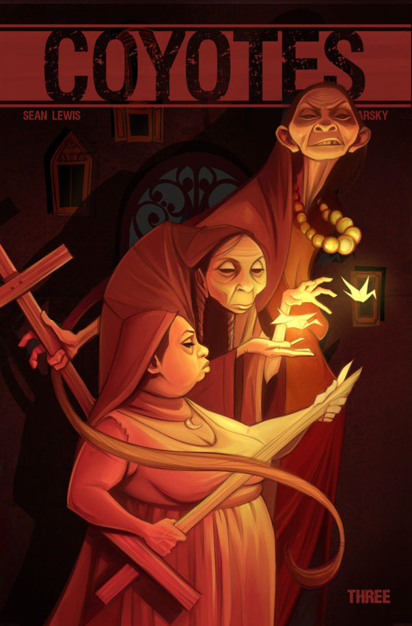 Coyotes #3 cover by Caitlin Yarsky