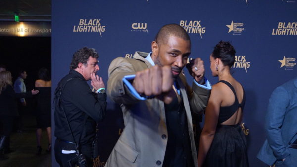 Cress Williams at Black Lightning Premiere