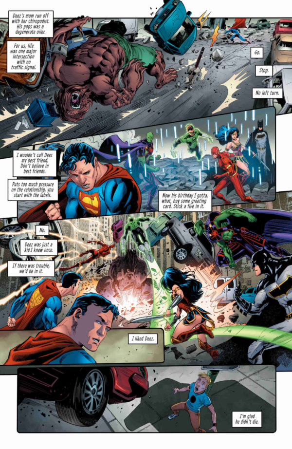Justice League #37 art by Phillipe Briones and Gabe Eltaeb