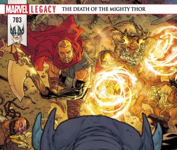 Thor #703 cover by Russel Dauterman and Matthew Wilson