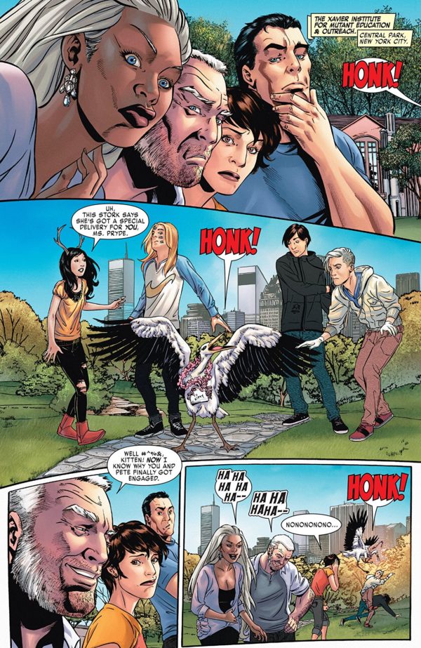 X-Men: Gold Annual #1 art by Alitha E. Martinez, Craig Yeung, Jay David Ramos, and Dono Sanchez-Almara