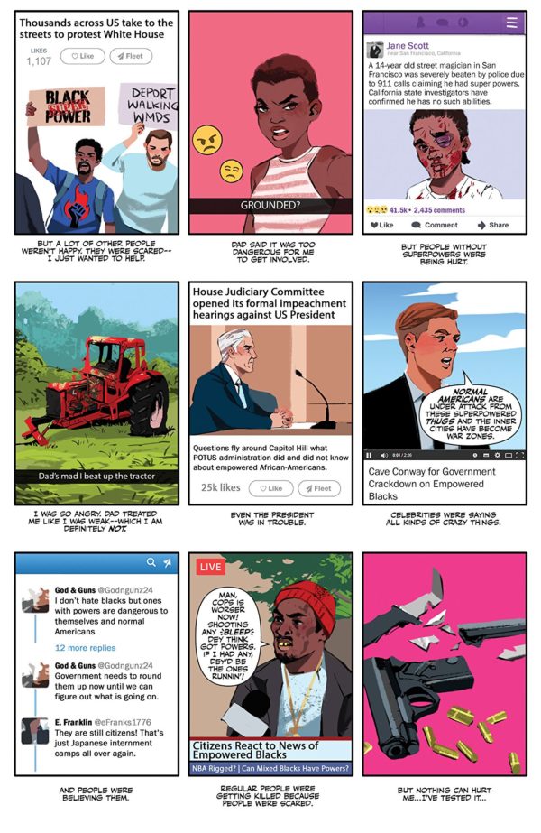 Black AF: America's Sweetheart art by Jennifer Johnson. Designed by Tim Smith III