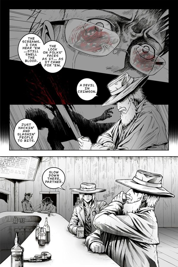 Cremisi #1 art by Sayako Rush and Sara Deek