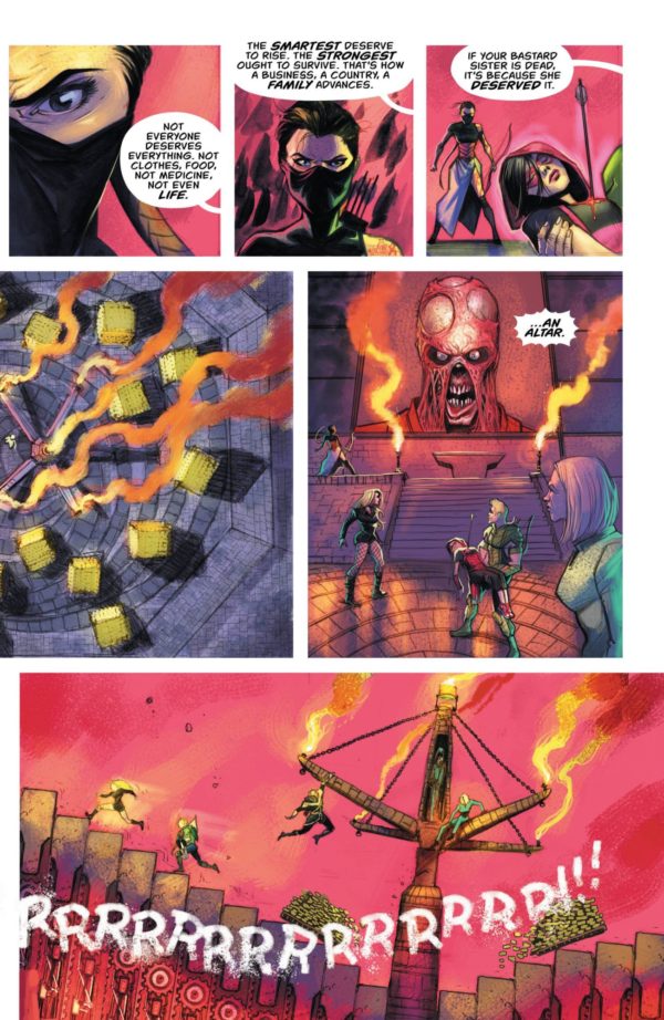 Green Arrow #37 art by Juan Ferreyra