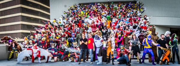 SCF's Giant Marvel Group Cosplay Photoshoot at Dragon Con 2014