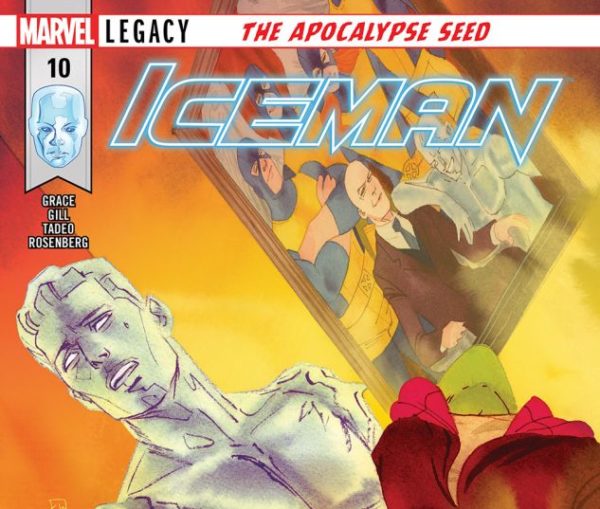 Iceman #10 cover by Kevin Wada