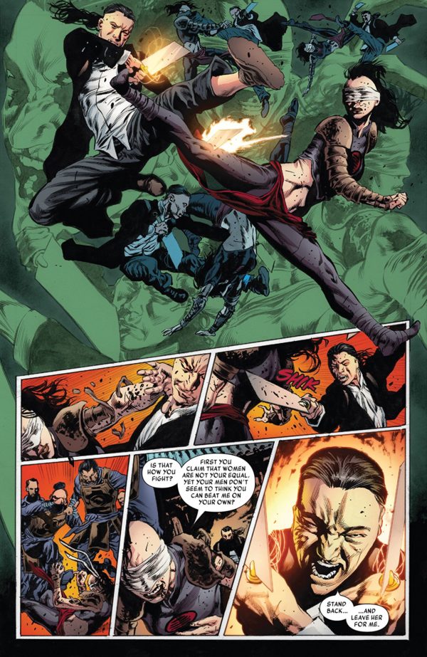 Iron Fist #77 art by Mike Perkins and Andy Troy