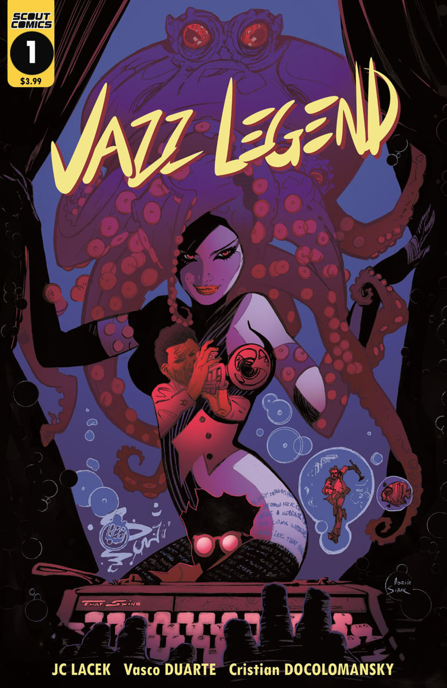 Image result for jazz legend scout comics