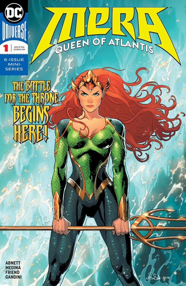 Mera: Queen of Atlantis #1 cover by Nicola Scott and Romulo Fajardo Jr.