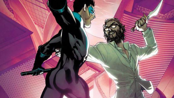 Nightwing #38 cover by Bernard Chang and Marcelo Maiolo