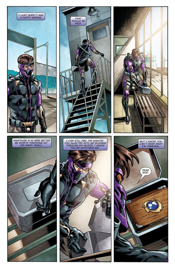 Ninjak vs the Valiant Universe #2 art by Joe Bennett, Belardino Brabo, and Ulises Arreola