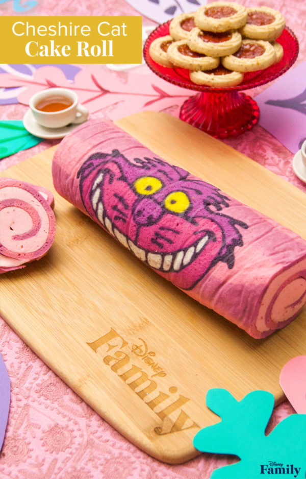 Nerd Food: This Cheshire Cat Cake Roll Looks Curiously Delicious!