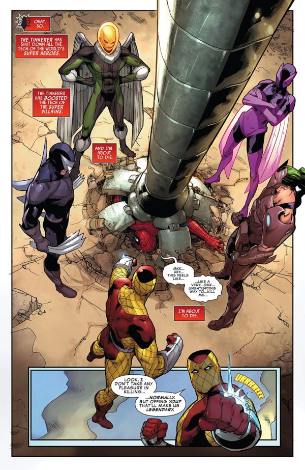 Peter Parker: The Spectacular Spider-Man #300 art by Adam Kubert, Juan Frigeri, and Jason Keith