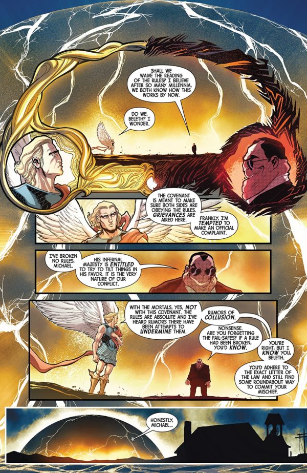 Spirits of Vengeance #5 art by David Baldeon and Andres Mossa