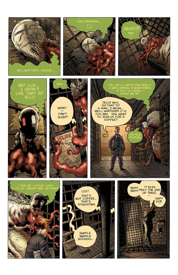 Vinegar Teeth #2 art by Troy Nixey and Guy Major