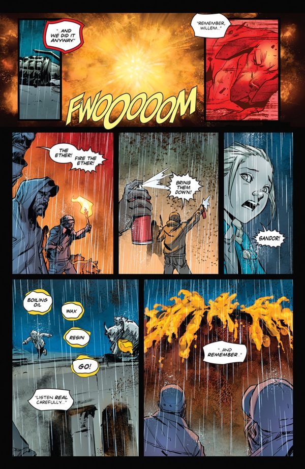 Animosity #13 art by Rafael de la Torre and Rob Schwager