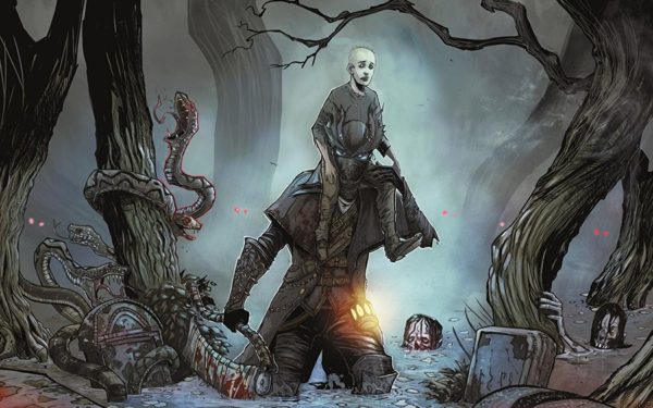 Bloodborne #2 cover by Damien Worm
