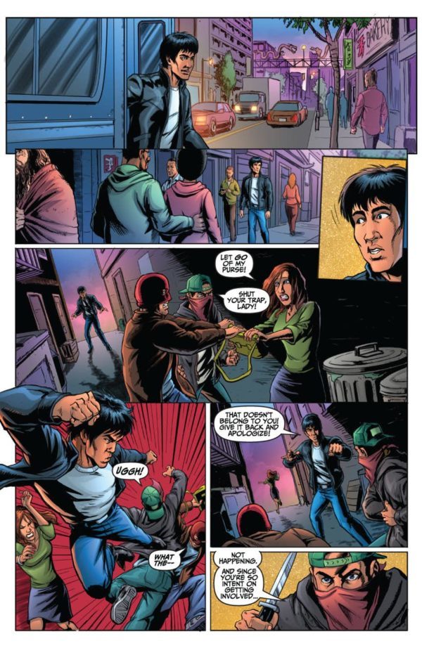 Bruce Lee: Walk of the Dragon One-Shot art by Brandon McKinney and Zac Atkinson
