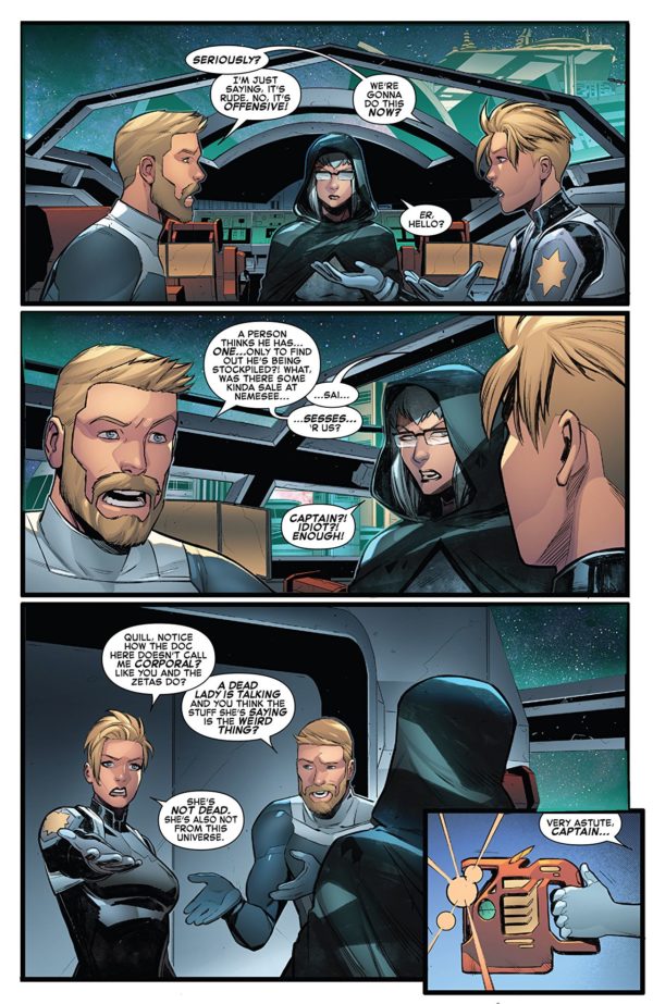Captain Marvel #129 art by Michele Bandini and Erick Arciniega