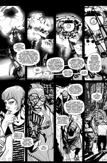 Dark Frontier #1 art by Luca Panciroli