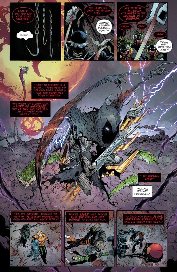 Dark Nights: Metal #6 art by Greg Capullo, Jonathan Glapion, and FCO Plascencia