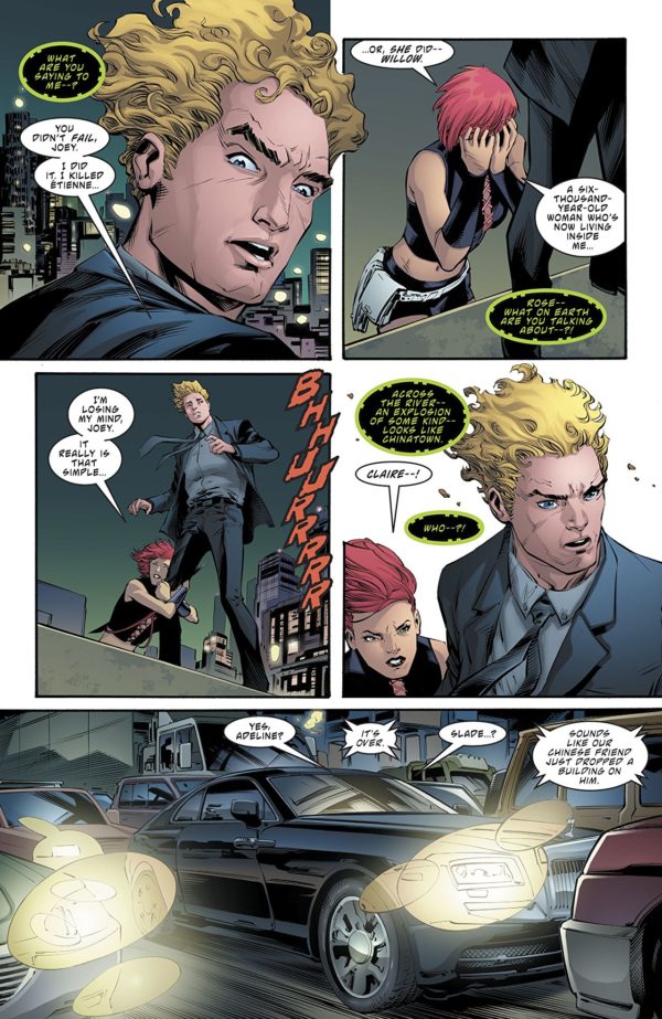 Deathstroke #29 art by Diogenes Neves, Trevor Scott, and Jeromy Cox