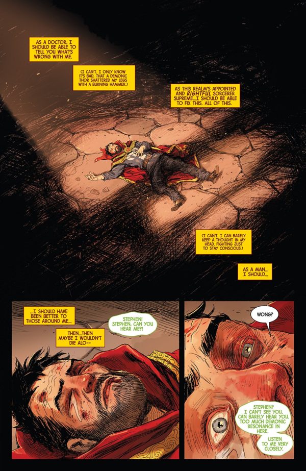 Doctor Strange #387 art by Niko Henrichon with Laurent Grossat