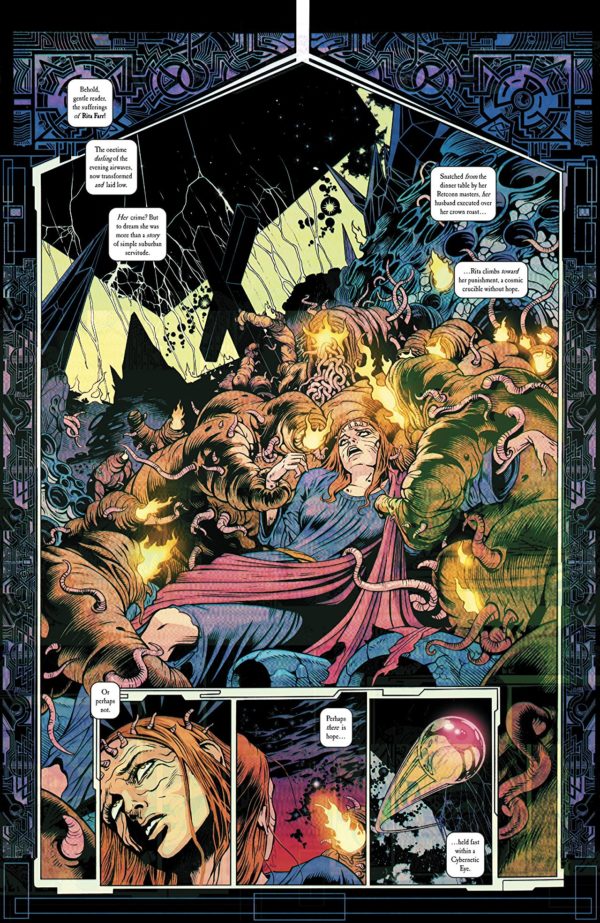 Doom Patrol/JLA Special #1 art by Dale Eaglesham, Nick Derington, Tamra Bonvillain, Marissa Louise, Sonny Liew, Ibrahim Moustafa, Michael Avon Oeming, and Marley Zarcone