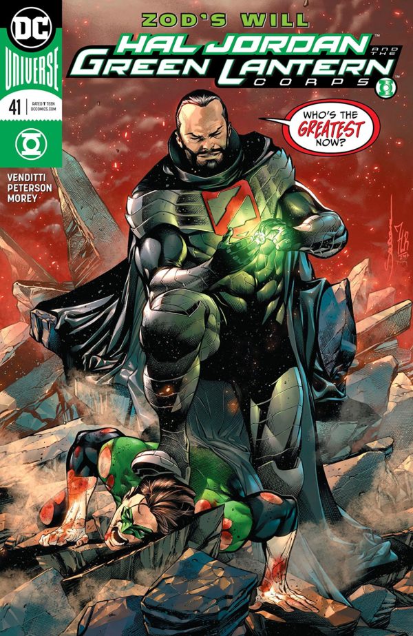 Hal Jordan and the Green Lantern Corps #41 cover by Rafa Sandoval, Jordi Tarragona, and Tomeu Morey