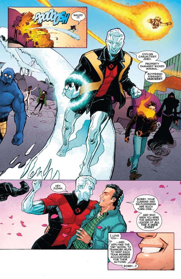 Iceman #11 art by Robert Gill and Rachelle Rosenberg