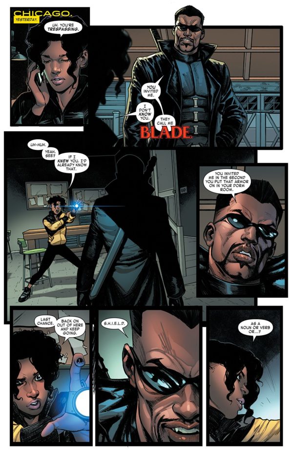 The Invincible Iron Man #598 art by Stefano Caselli and Marte Gracia