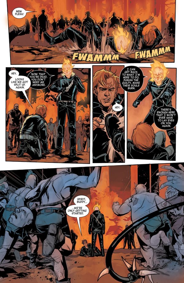 Johnny Blaze: Ghost Rider #1 art by Phil Noto