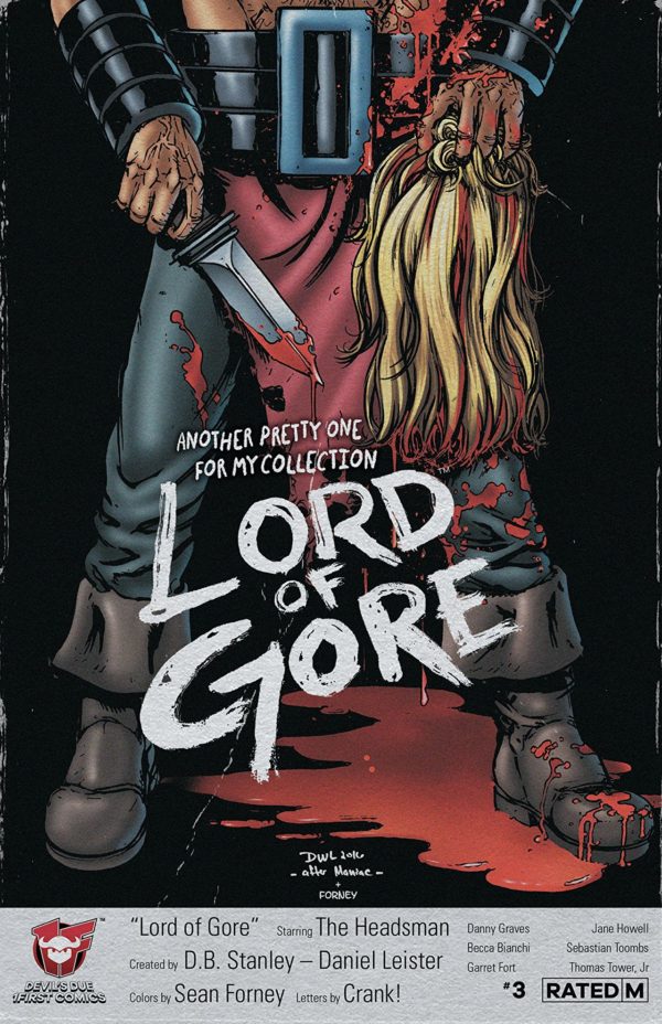 Lord of Gore #3 cover by Daniel Leister