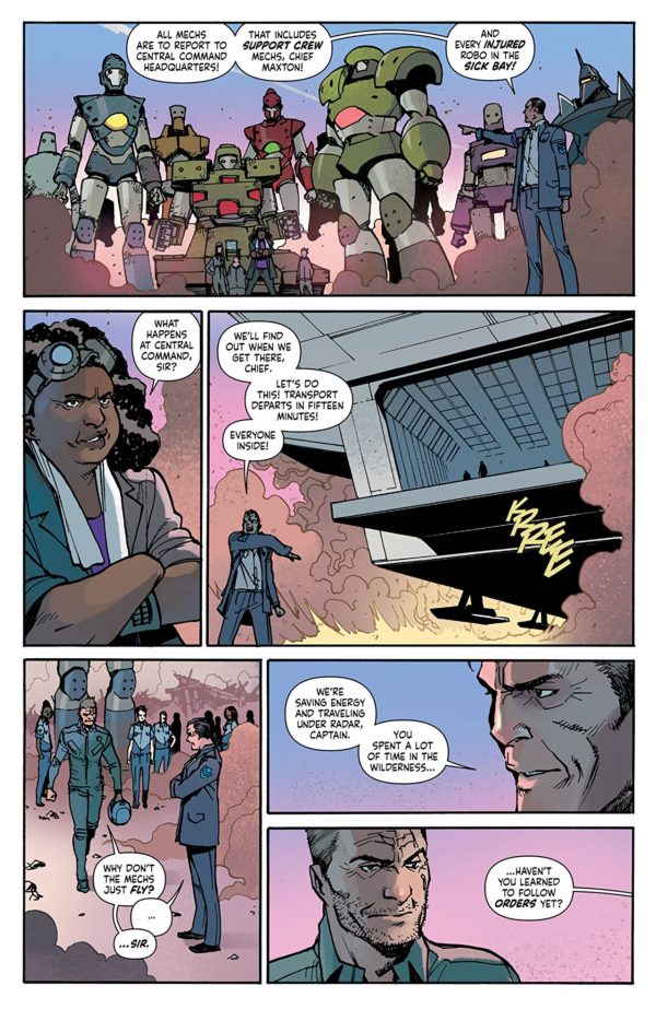 Mech Cadet Yu #7 art by Takeshi Miyazawa and Triona Farrell