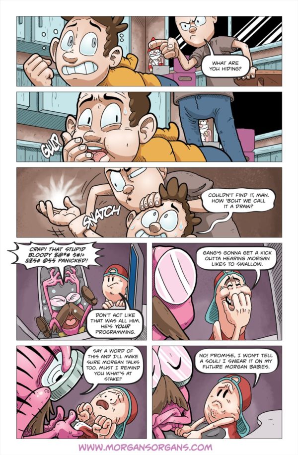 Morgans Organs #2 art by Robert Jennix and Tyler Kelting