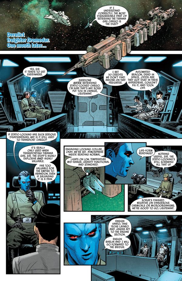 Star Wars: Thrawn #2 art by Luke Ross and Nolan Woodard