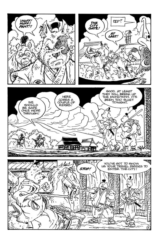 Usagi Yojimbo: The Hidden #1 art by Stan Sakai