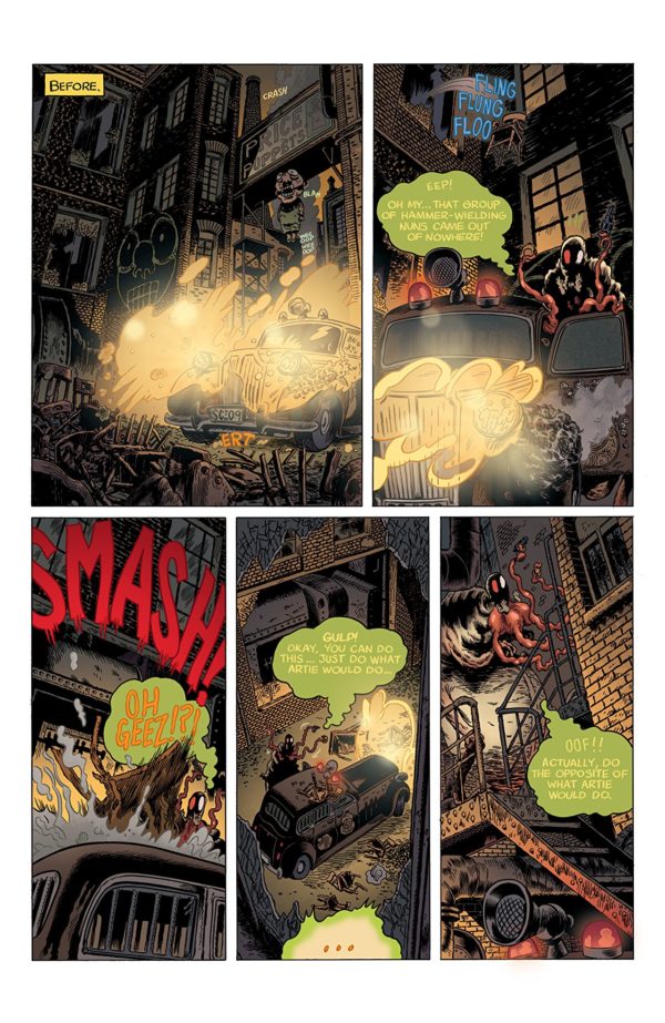 Vinegar Teeth #3 art by Troy Nixey and Michelle Madsen