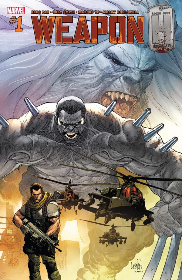 Weapon H #1 cover by Leinil Francis Yu