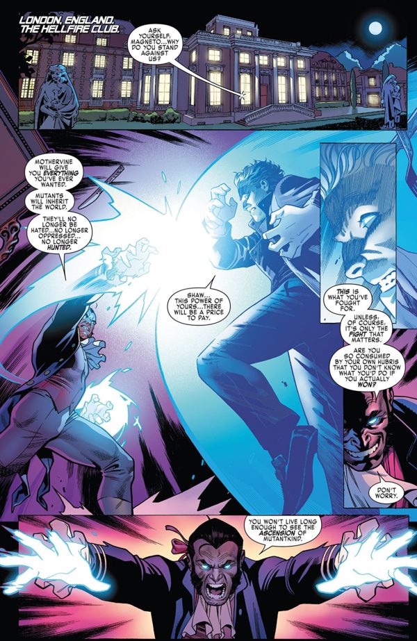 X-Men: Blue #24 art by Jorge Molina, Matt Milla, and Jay David Ramos