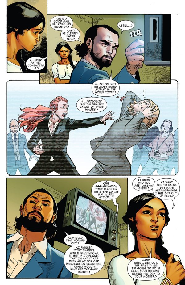 X-Men: Red #2 art by Mahmud Asrar and Ive Svorcina