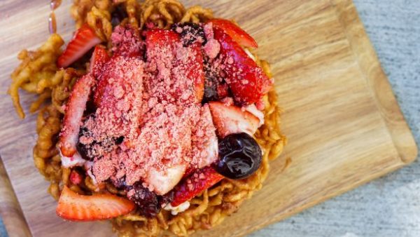 Lots-o’-Straw-“Bear”-y Funnel Cake pixar fest