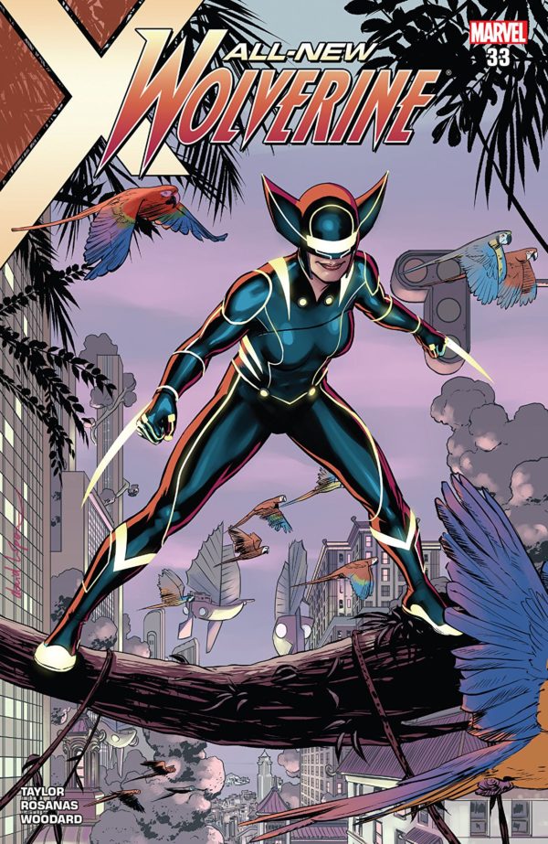 All-New Wolverine #33 cover by David Lopez