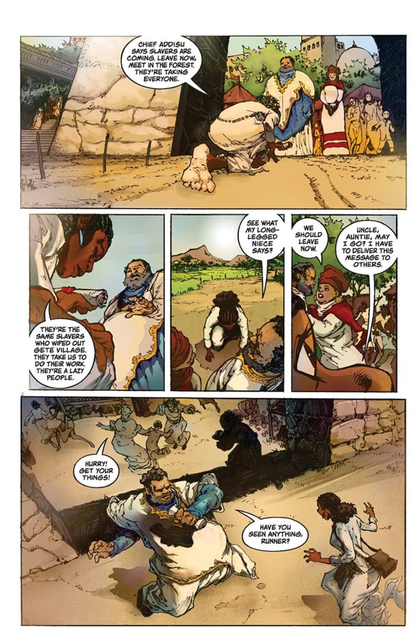 Antar: The Black Knight #1 art by Eric Battle and Jason Scott Jones