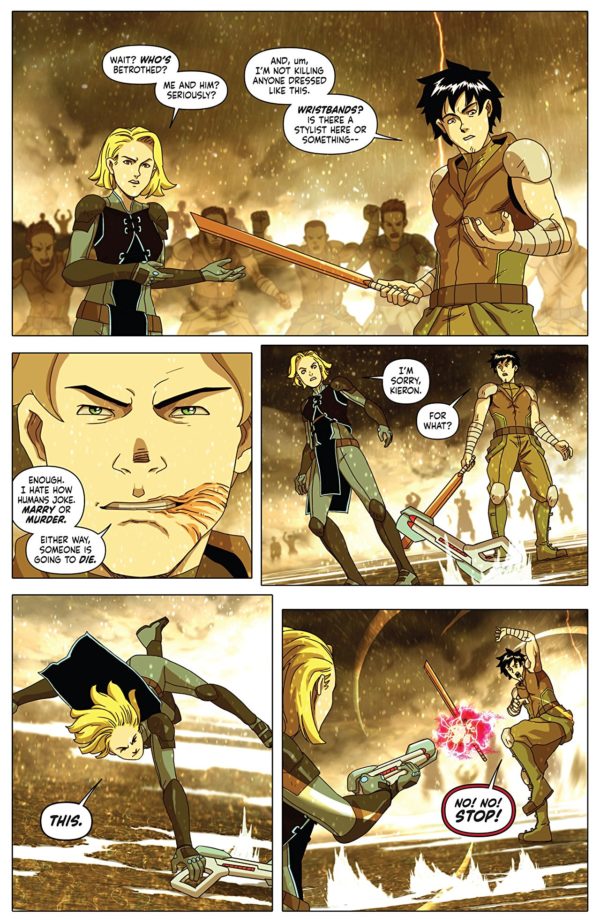 Betrothed #2 art by Steve Uy
