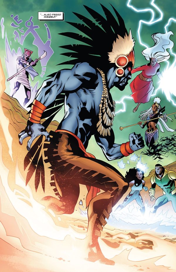 Black Panther #172 art by Leonard Kirk, Marc Deering, Walden Wong, and Laura Martin