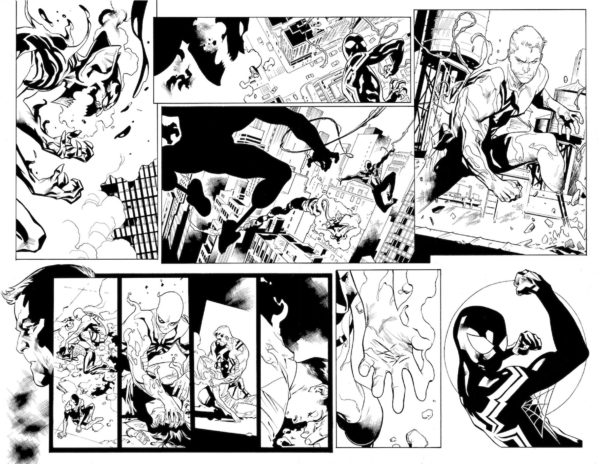 Spider-Man #800 art by Stuart Immonen