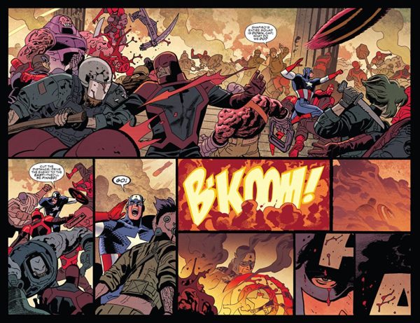 Captain America #700 art by Chris Samnee and Matthew Wilson