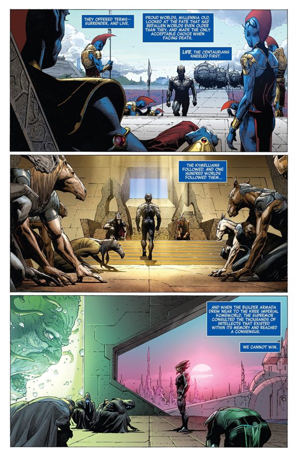 Infinity #3 art by Jerome Opena, Dustin Weaver, and Justin Ponsor
